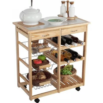 Konferenční stolek Servírovací stolek MANCAY, přírodní + vyzvednutí ZDARMA