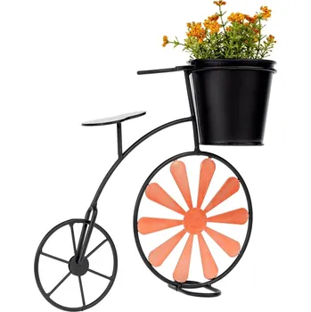 Stojan na květiny Stojan na květiny ve tvaru kola KOTOR, bordó/černá + vyzvednutí ZDARMA