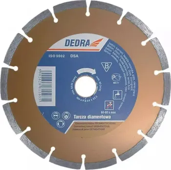 Řezný kotouč Diamantový řezný kotouč segmentový 115x22,2 mm DEDRA H1106