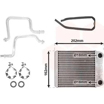 Výměník tepla Výměník tepla, vnitřní vytápění AGB 50A1N8-1