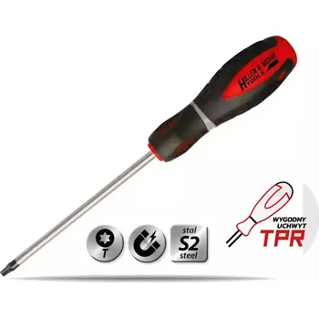 Šroubovák Šroubovák Torx T6x60mm,ocelS2, rukojeť ze tří materiálů DEDRA 17W030