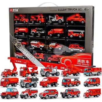 autíčko Požárnická autíčka balení 15ks