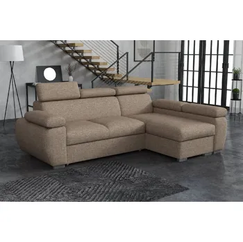 Sedací souprava FALCO Sedací souprava Bodie pravá Aragon světle hnědá