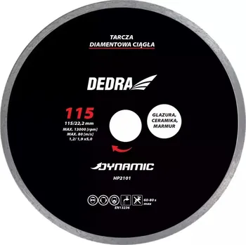 Řezný kotouč Kotouč diamantový 180/22,2mm Dynamic DEDRA HP2104