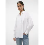 Vero Moda dámská oversized košile Fanni bílá Velikost: S