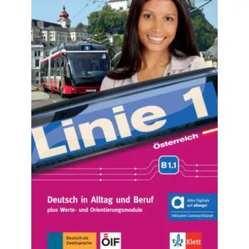 Německý jazyk Linie 1 Österreich B1.1 - Hybride Ausgabe allango (DE)