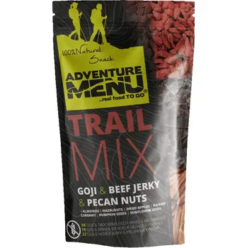 Sušené maso Trailmix - Goji | hovězí JERKY | pekanové ořechy Velikost balení: 50g