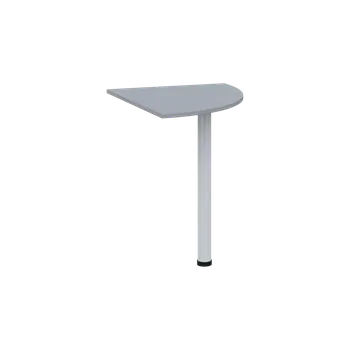 Stolová podnož TS 6 - 8 deska spojovací, kovová podnož bílá, síla desky 18 mm, široká 800 mm, šedá