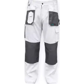 Pánské kalhoty Kalhoty ochranné velikost L/52, bílá, gramáž 190g/m2 DEDRA BH4SP-L
