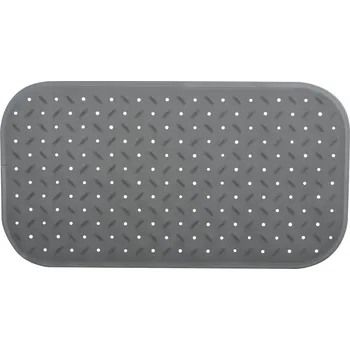 Protiskluzová podložka MSV protiskluzová podložka do vany CLASS Premium, šedá, SBS kaučuk, 36 x 76 cm