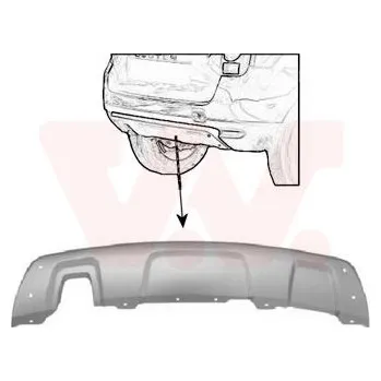 Lišta karosérie Ozdobná / ochranná lišta, nárazník AGB 282099-1