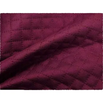 Prošev bordó, vzor káro, metráž, látka