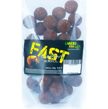 Boilies EMERS FISH FAST BOILIE Olihňový krill pepř 16mm 0,25kg