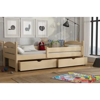 Postel Postel Majka 90x200 cm + šuplíky + rošt ZDARMA