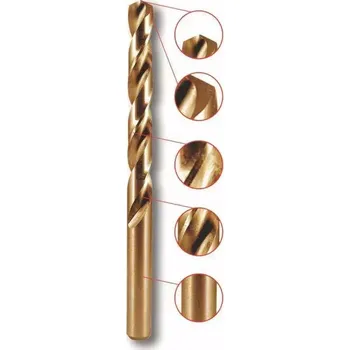 Vrták Vrták na kov kobaltový 3,2x65mm, HSS, DIN338, 1 ks DEDRA WK03265