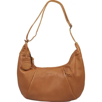 Kabelka Dámská kožená kabelka přes rameno Burkely Amalea - koňak