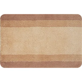 Koupelnová předložka Spirella koupelnová předložka BALANCE, béžová, polyester, protiskluzová, 70 x 120 cm