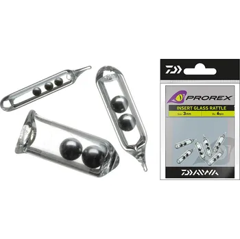 Skleněné chrastítko do gum DAIWA PROREX - průměr 5 mm, 6 ks