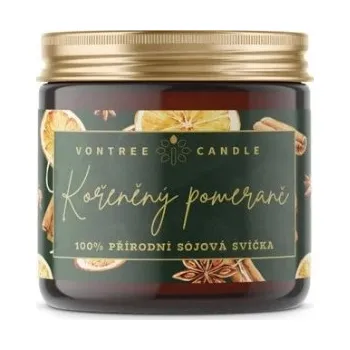 Svíčka Vontree Candle Sójová vonná svíčka Kořeněný Pomeranč 120 ml