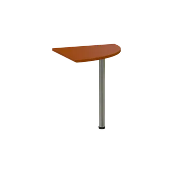 Stolová podnož OS 27 - 7 deska spojovací, kovová podnož chrom, síla desky 25 mm, široká 700 mm, třešeň šumavská