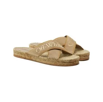 Pánská móda Espadrilky Off-White OWIB012S23FAB0016103 Béžová 41