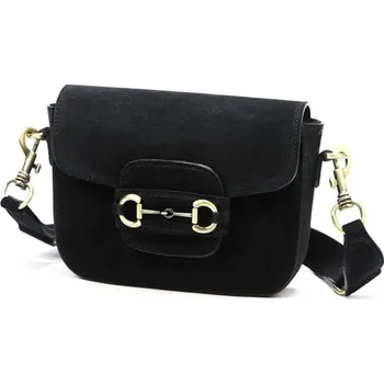 Kožená kabelka Luka 20-095-02 - černá