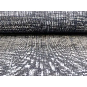 Plátno bavlněné, imitace rifloviny - modrá , metráž, látky