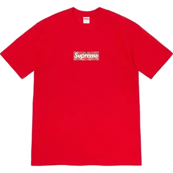 Pánské tenisky Supreme Bandana Box Logo Tee Heather "Red" Velikosti: M