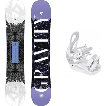 Snowboarding Gravity Trinity 23/24 dámský snowboard + Raven S230 White vázání 151 cm + vázání S/M (EU 37-42) + DÁREK + Doprava ZDARMA