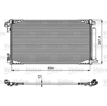 Výparník klimatizace Kondenzátor, klimatizace AGB 81L3K8C1