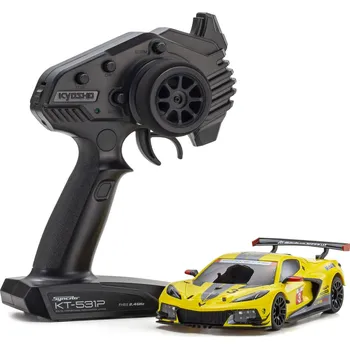 RC model auta Kyosho Mini-Z RWD Chevrolet Corvette C8-R Racing Yellow (W-MM/KT531P)