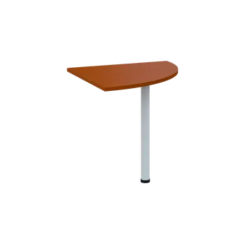 Stolová podnož OS 28 - 8 deska spojovací, kovová podnož bílá, síla desky 25 mm, široká 800 mm, třešeň šumavská