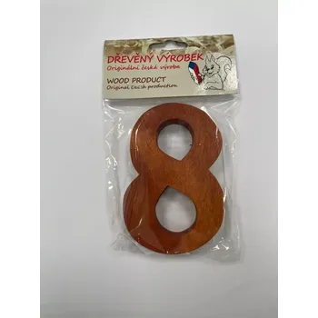 Číslo 8 střední rezaté – výška 100 mm