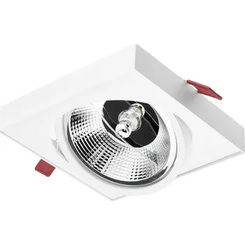 LED panel Podhledové bodové svítidlo vestavné výklopné GU10 ES111 Čtverec Bílá Carpi LUMILED