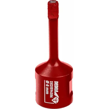 Příslušenství k vrtačce Diamantová korunka Vacuum brazed M14, 6mm DEDRA DED1594S06