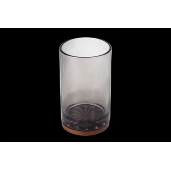 BISK Erga Figo, skleněná sklenice, kouřová-hnědá, ERG-08398