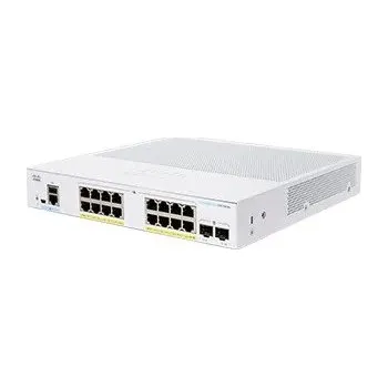 Switch Cisco switch CBS350-16FP-2G, 16xGbE RJ45, 2xSFP, fanless, PoE+, 240W - REFRESH