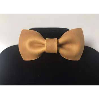 Motýlek Kožený motýlek béžový (Kožený motýlek béžový / Leather bowtie - beige)