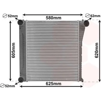 Chladič motoru Chladič turba AGB 4335J8-1