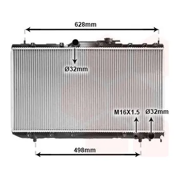 Chladič motoru Chladič, chlazení motoru AGB 812308A5