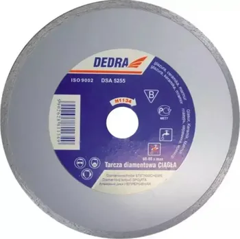 Řezný kotouč Celistvý diamantový řezný kotouč 125x22,2 mm DEDRA H1132