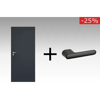 Interiérové dveře Balíček fáze 2: skryté dveře - LAKOVANÉ RAL + klika akik Průchozí výška (cm): 197, Průchzí šířka (cm): 70