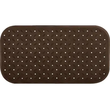 Protiskluzová podložka MSV protiskluzová podložka do vany CLASS Premium, hnědá, SBS kaučuk, 36 x 76 cm