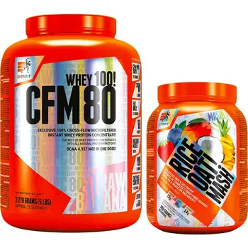 Protein Extrifit CFM Instant Whey 80 2270 g + Extrifit Rice & Oat Mash 900 g