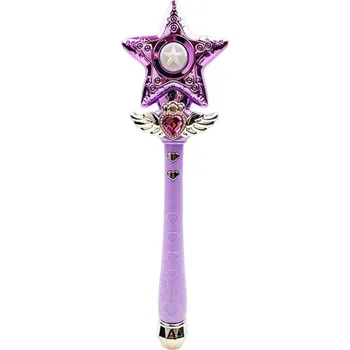 Karnevalový doplněk Kouzelná hůlka fialová s hvězdou