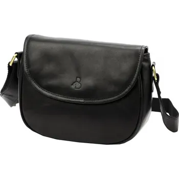 Kožená kabelka Antonio Basile BA3542TI - černá