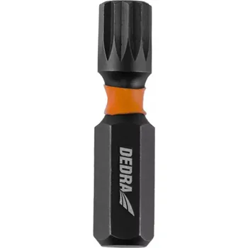 Bit Rázové šroubovací bity 8x32mm, Spline M12,2ks DEDRA 18A56M120-02