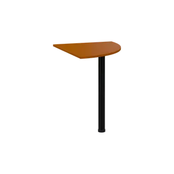 Stolová podnož TS 6 - 8 deska spojovací, kovová podnož černá, síla desky 18 mm, široká 800 mm, třešeň šumavská