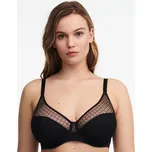 Polovyztužená tvarovaná podprsenka Norah Chic, s kosticemi černá 75F
