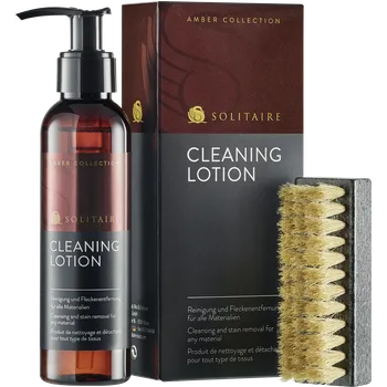 Solitaire Čistič pro koženou obuv 140 ml s kartáčem